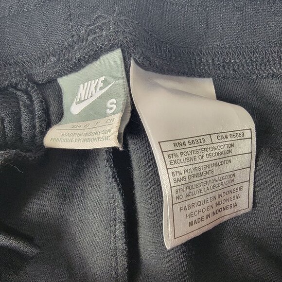 Nike Womens Small Black Wide Legs Workout Jogging Pants Leggings Training - Picture 4 of 11